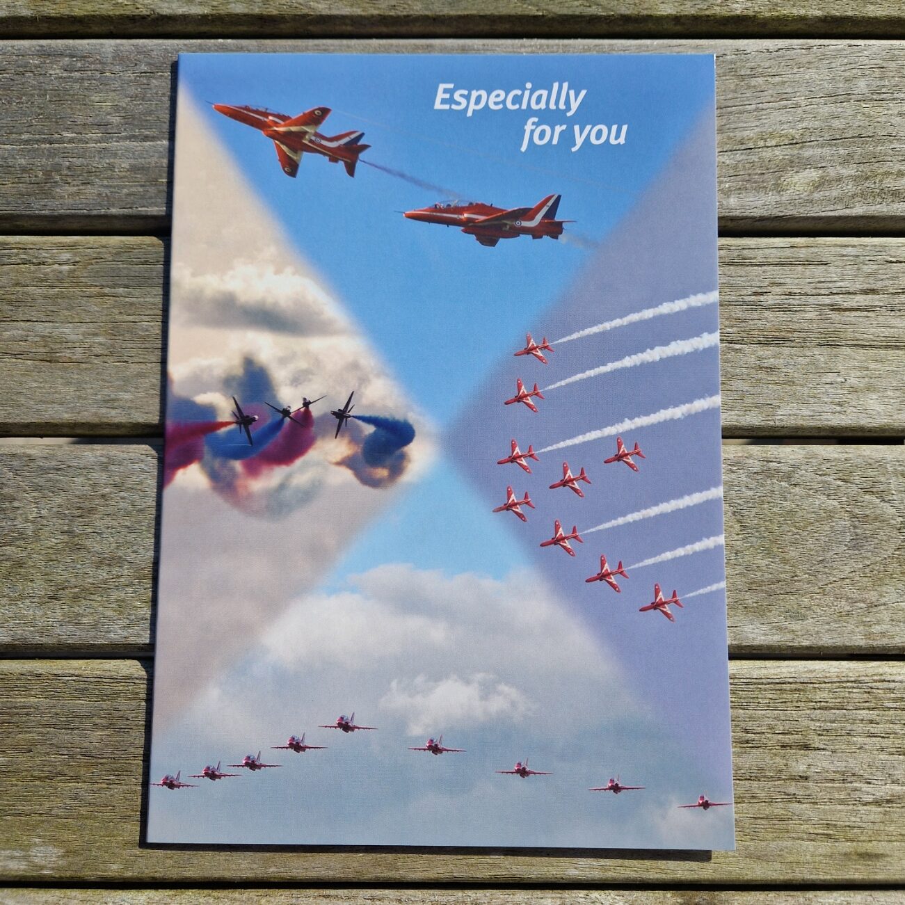 Red Arrows Photographic Card