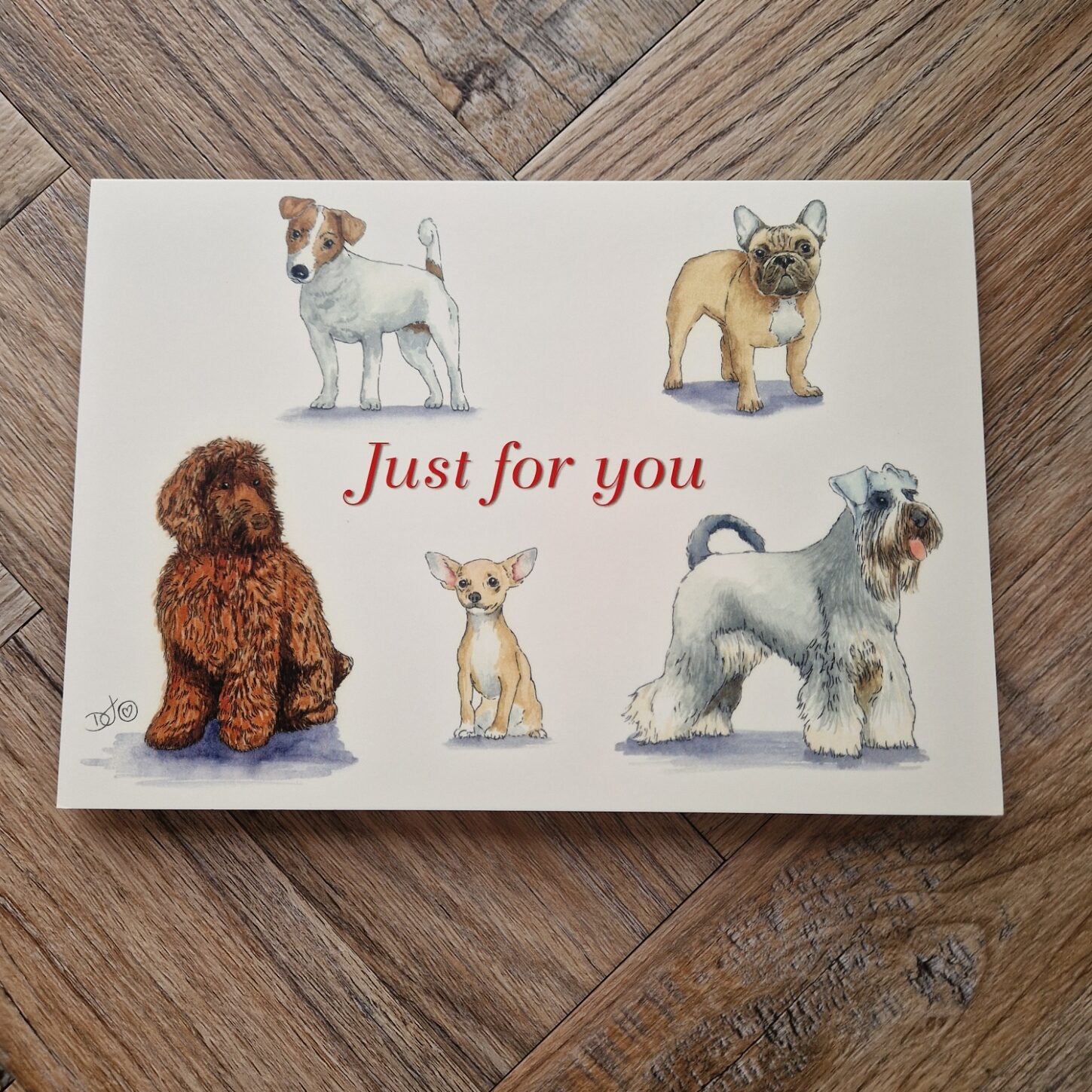 Dogs Greetings Card