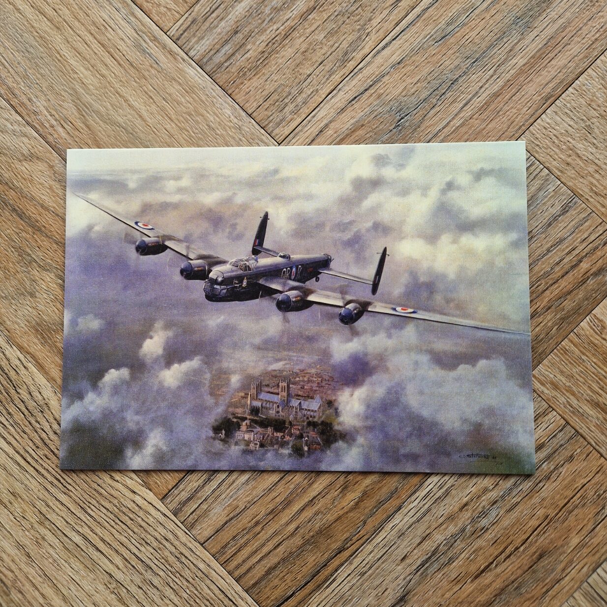 Avro Lincoln Greetings Card