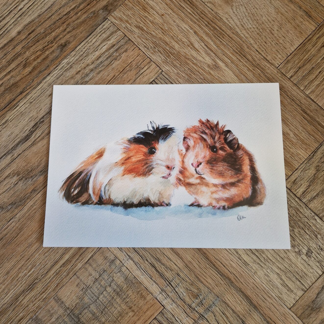 A Little Natter Blank Greetings Card