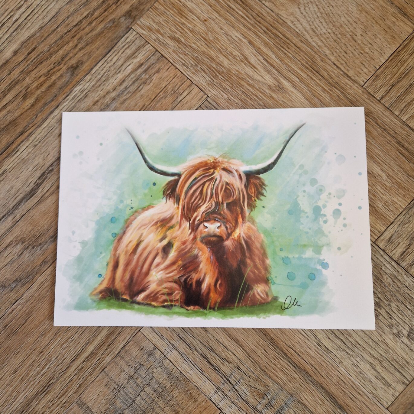 'A Wee Rest' Blank Greetings Card